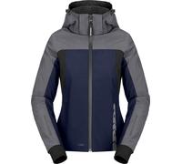 Spidi H2Out II sudadera con capucha impermeable para mujer, gris-azul, tamaño L