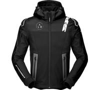 Spidi Hoodie Warrior, chaqueta textil L male Negro/Blanco