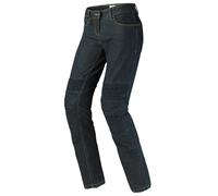 Spidi J&Racing Vaqueros de moto para mujer, negro/azul, Talla 29