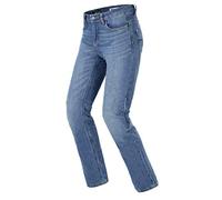 SPIDI, J-Tracker, pantalones de moto para hombre con protectores, ajuste delgado, vaqueros de moto prácticos y elásticos