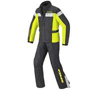 Spidi Touring Rain Kit Two Piece Traje de lluvia moto, negro-amarillo, tamaño M para Hombres