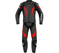 Spidi Laser Touring, traje de cuero 2pcs. 48 male Negro/Rojo