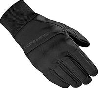 SPIDI, Metro Windout - Guantes de Moto para Hombre, Color Negro, Talla L, Protectores, Resistentes y Transpirables, con Pantalla táctil capacitiva, de Piel de Cabra Resistente a la abrasión