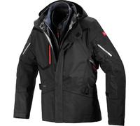 Spidi Mission-T H2Out Step-InArmor Chaqueta textil de motocicleta, negro, tamaño M para Hombres