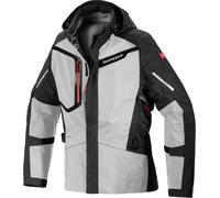 Spidi Mission-T Shield H2Out Step-InArmor Chaqueta exterior textil de la motocicleta, gris, Talla 3XL