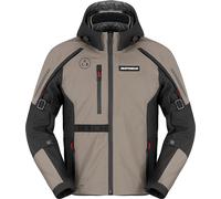 Spidi Mission-V H2Out Chaqueta textil de moto impermeable, gris-beige, tamaño 4XL para Hombres