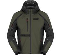 Spidi Mission-V, chaqueta textil H2Out 4XL male Verde Oscuro/Negro