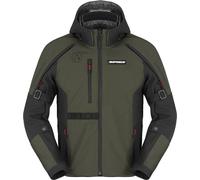 Spidi Mission-V H2Out Chaqueta textil de moto impermeable, Verde oscuro, Talla S
