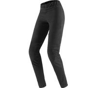 Spidi Moto Leggings Pantalones textiles de motocicleta, negro, Talla L