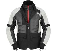 Spidi Net H2Out chaqueta textil impermeable para motocicletas, Negro/Hielo, Talla XXL