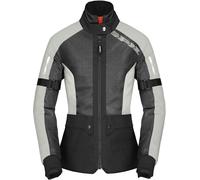 Spidi Net H2Out impermeable Chaqueta textil de motocicleta para mujer, negro-blanco, tamaño XS