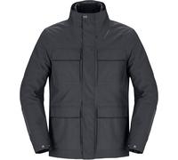 Spidi Pentagon H2Out Chaqueta Textil de Motocicleta Impermeable, negro-gris, tamaño L para Hombres