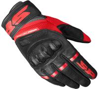 Spidi Power Carbon Guantes de moto, negro-rojo, tamaño XL para Hombres