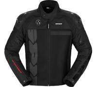 Spidi Progressive Net WindOut Chaqueta textil para motocicleta, negro-gris, tamaño XL