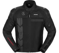 Spidi Progressive Net WindOut Chaqueta textil para motocicleta, negro/gris, Talla S