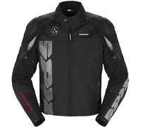 Spidi Progressive Tex chaqueta textil de moto perforada, negro, Talla L
