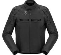 Spidi Race Warrior 2 H2OUT Chaqueta Textil de Motocicleta Impermeable, negro, Talla L
