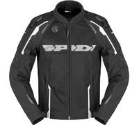 Spidi Race Warrior 2 Net Chaqueta Textil Moto, negro-blanco, tamaño XL para Hombres