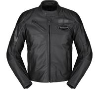 Spidi Roar Chaqueta de cuero para moto, negro, tamaño 58 para Hombres