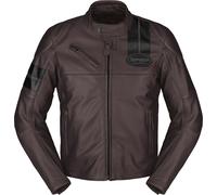 Spidi Roar Chaqueta de cuero para moto, Rojo oscuro/negro, Talla 46