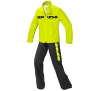 SPIDI - Sport Rain Kit completo impermeable de moto (negro/amarillo, XS)