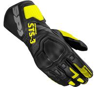 Spidi STS-3 Guantes de motocicleta, negro/amarillo, Talla S