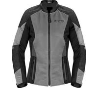 Spidi Super Net Chaqueta textil de moto para mujer, gris, tamaño L