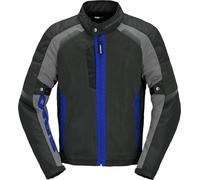 Spidi Tek Net Chaqueta de motocicleta, negro/gris/azul, Talla S