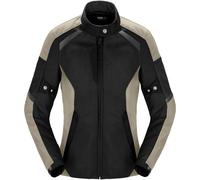 Spidi Tek Net Chaqueta de motocicleta para damas, negro-verde, tamaño 2XL para Mujer