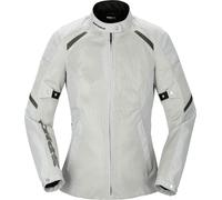 Spidi Tek Net Chaqueta de motocicleta para damas, Plata, Talla XL