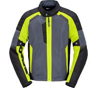Spidi Tek Net, chaqueta textil M male Negro/Gris/Amarillo Neón