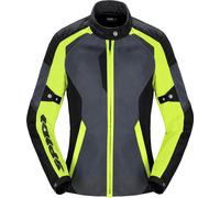 Spidi Tek Net, chaqueta textil mujer XS female Gris Oscuro/Negro/Amarillo Neón
