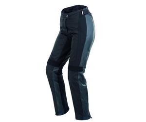 Spidi Teker Señoras pantalones de cuero de la motocicleta, negro, Talla 40