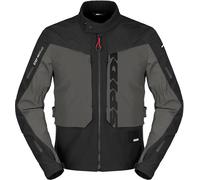 Spidi Terran Tex Chaqueta Textil Moto, negro/gris oscuro, Talla S