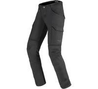 Spidi TexTech Pathfinder Cargo Pantalones textiles de moto, negro-gris, tamaño 34 para Hombres
