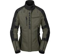 Spidi Tour Evo 2 H2Out impermeable Chaqueta textil de motocicleta para mujer, Verde oliva/negro, Talla S