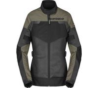 Spidi Tour Net Tex Chaqueta textil de moto para mujer, negro/oliva, Talla XL
