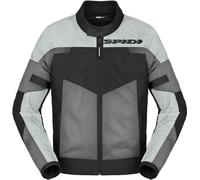 Spidi Tour Net Tex Chaqueta textil para motocicletas, Gris claro/gris oscuro/negro, Talla M