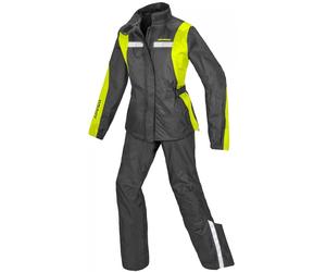 Spidi Touring Rain Kit Traje de lluvia de motocicleta para damas de dos piezas, amarillo, Talla XXS
