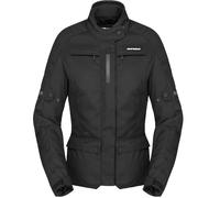 Spidi Traveler 3 Dark Edition Chaqueta textil impermeable para mujer, negro, Talla XS
