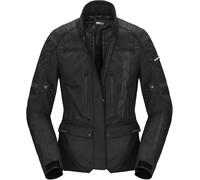 Spidi Traveler 3 Evo H2Out impermeable Chaqueta textil de motocicleta para mujer, negro, Talla XL
