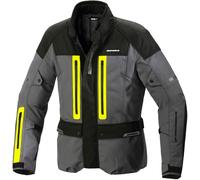 Spidi Traveller 3 H2Out Chaqueta textil de motocicleta, negro-amarillo, tamaño M para Hombres