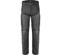 Spidi Vent Pro Pantalones de cuero de motocicleta, negro, tamaño 46 para Hombres
