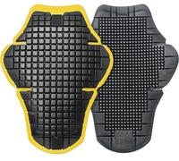 Spidi Warrior L2 Protector de espalda para damas, negro/amarillo, Talla única