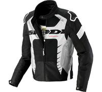 Spidi Warrior Net 2 Chaqueta de moto textil, negro-blanco, tamaño 3XL para Hombres