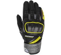 Spidi X-Force Guantes de moto, negro-amarillo, tamaño M para Hombres