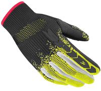 Spidi X-Knit Guantes de motocicleta, negro/amarillo, Talla 3XL