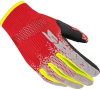 Spidi X-Knit Guantes de motocicleta, negro/rojo, Talla L