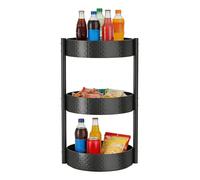 Spiсe Rack - Organizador De Condimentos | Estante Giratorio para Condimentos para Encimera, Refrigerador Y Despensa, Plato Giratorio, Soporte para Especias De Acero Al Carbono para Cocina,