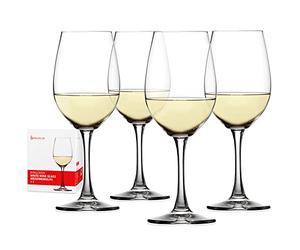 Spiegelau 4090182 Lovers - Copa de vino blanco de 13.9 onzas (juego de 4) (cristal sin plomo)